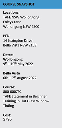 TAFE 2022 schedule FG