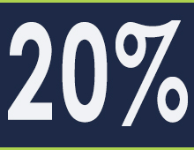20 percent