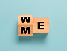 Flipping,Wooden,Cubes,Block,To,Change,Me,To,We,Wording